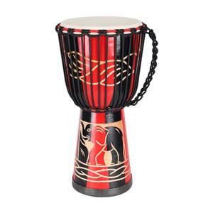 드럼 전통 양가죽 초급 교육용 탬버린 잼배 공연 100 빨강 봉고북