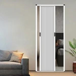 가정용 자바라 슬라이딩도어 파티션 칸막이 문 접이식 미닫이 폴딩 화이트 슬라이딩 가림막