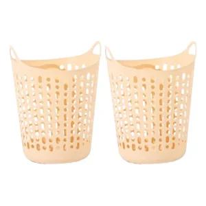 얼라이브즈 말랑 빨래바구니 세탁 통 45L 버터 2개 BNS