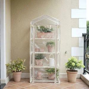 조립식 비닐하우스 접이식 식물 옥상 투명 창고 텃밭 온실