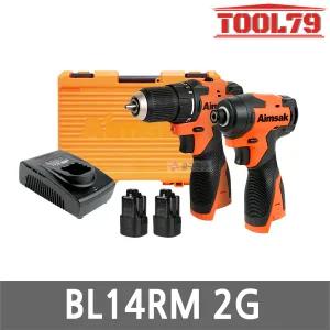 아임삭 BL14RM 2G 충전 콤보 세트 14.4V 3.0Ah 2개 드라이버 드릴 임팩 BL14R503 BL14M503 Gen2