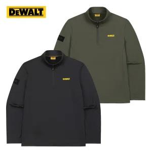디월트 플리스 집업 티셔츠 남성 겨울 작업복 뉴베리 긴팔티셔츠