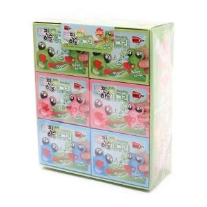 피리부는 찐이슬 개구리 찐득이 혀 완구 비식품 1타 6개입인형 말랑이