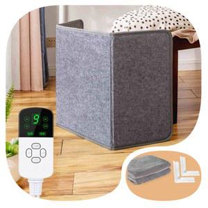 파티션 히터 발난로 사무실 타이머 히팅패드 미용실 손님용 12시간