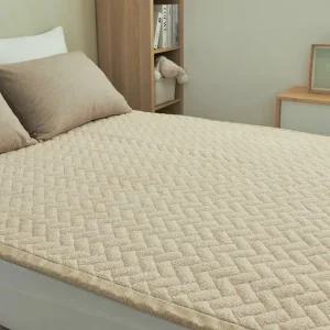 [애끌리아] 헤링본 MC 극세사 항균 밴딩 패드(패밀리)