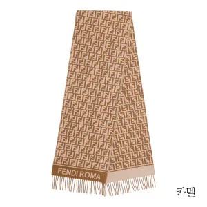 펜디 FF로고 캐시미어 블렌디드 머플러(FXT113)