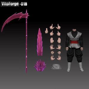 비토포지 VF 스튜디오 언노운 스카이스 마스터 블랙 고쿠 수집용 피규어 수제 애니메이션  PVC 소재 맞춤