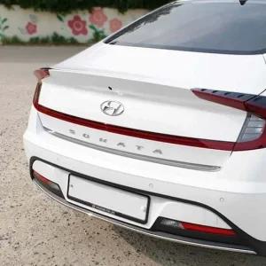 소나타 DN8 메탈 트렁크 가니쉬 프론트가니쉬