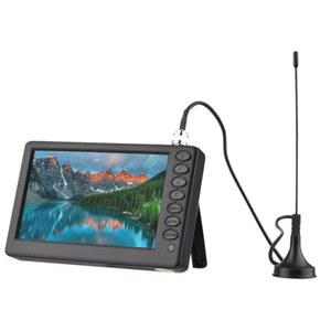 Swokeley 5인치 휴대용 포켓 TV, 리모컨이 있는 ATSC LED 디지털 플레이어, 1500mAh 충전식 배터리, 캠핑 지원용 TV USB, TF 카드, 자동차, 주방,