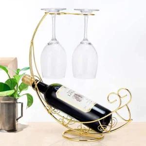 [셀러에이드]문라잇 와인잔걸이 와인랙 골드 와인보관