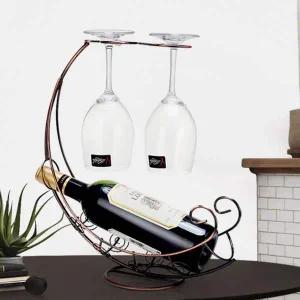 [셀러에이드]문라잇 와인잔걸이 와인랙 브론즈 와인잔랙