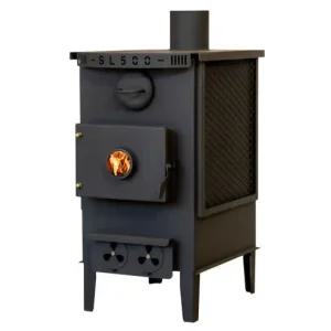 실외용 내열페인트 사각 화목난로 가정용 난로 주물 로스톨
