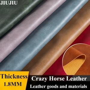 크레이지 호스 가죽 소재 DIY 수제 장인 정신 레트로 복고풍 엔틱 오일 태닝 조각 인공 PU