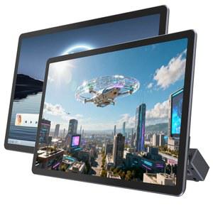 5G WiFi 및 블루투스, IPS 터치 스크린 비디오 플레이어, 지원 전화 제어, Airplay, HDMI, SD, USB, 4G+64GB를 갖춘 뒷좌석용 Kaskawise 14인치 4K Android 13 휴대용 TV 헤드레스트 모니터 태블릿