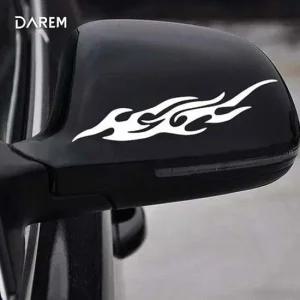 주유구 S 불꽃 차량용 데칼 스티커 / DIY 자동차 주유구