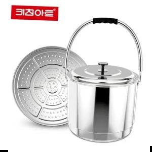 키친아트 지벤 스텐 들통 30cm 찜통 곰솥 빨래솥