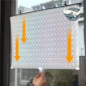 고품질 수납용 블라인드 커튼 롤스크린 도트패턴 자외선 블라인드 암막블라인드 암막커튼 WFGW22Z