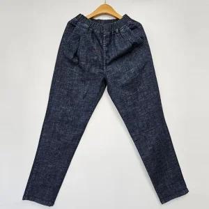 빅사이즈 511 웬디밴딩진청배기팬츠 DLOT766