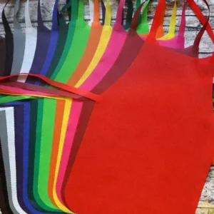 위생 앞치마 부직포 성인용 100장 음식점 식당 레드 62x42