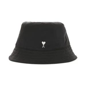 [아미][국내/당일]25FW UHA671 PA0035 020 아미 하트 로고 플라크 블랙 버킷햇