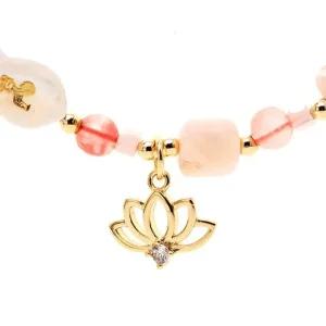 호연 연꽃 마노 합장주 팔찌 부적 재물운 사업운 소