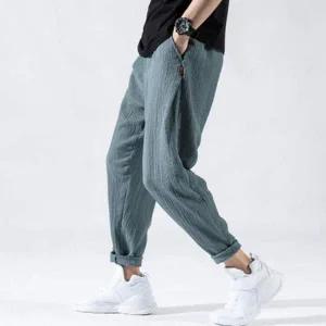 캐주얼 마 레저팬츠 바지 면 롤업팬츠 골프 린