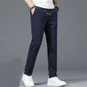 허리밴딩 레저팬츠 골프 일자바지 아웃도어 기모