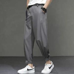 아웃도어 밴딩 레저팬츠 슬랙스 면바지 팬츠 캐