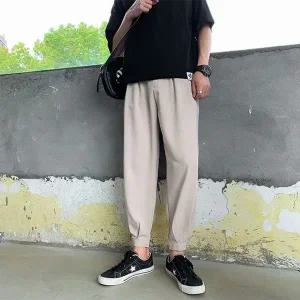 면바지 팬츠 레저팬츠 아웃도어 2컬러 허리밴딩