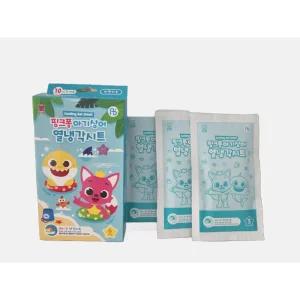 최신제조)핑크퐁아기상어 열냉각시트 6매 발열시트