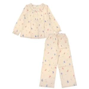 [갤러리아] [비비안]귀여운 고양이프린트 면기모 여성잠옷(WP8873R CR)