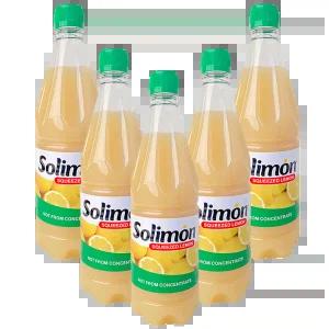 솔리몬 스퀴즈드 레몬즙 990ml x 5병 NFC 비농축 레몬수 원액