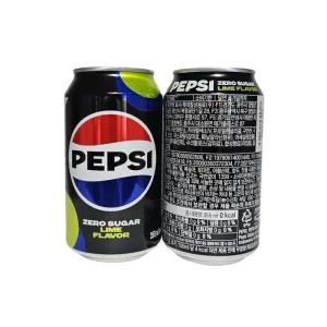 펩시콜라 제로 슈거라임 뚱캔 업소용 355ml x 48개
