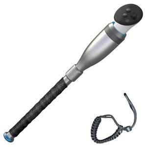 메타 퀘스트 3s/3/2용 VR 야구 배트 부착물, 현실감을 위한 그립 테이프가 있는 알루미늄 핸들 액세서리(가중치 실버)