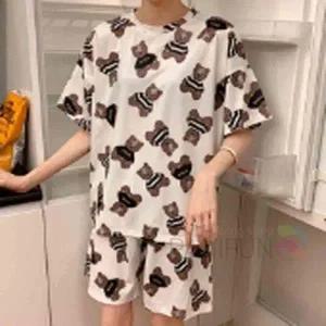 [셀러허브][라일리여성언더웨어] Rly 여름 여성 잠옷 여성반팔파자마세트 여성반팔잠옷 (S42571110)