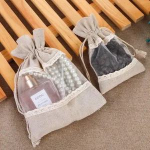 [라일리] Rly 선물파우치 린넨대형 주머니 오간자 더스트백 대