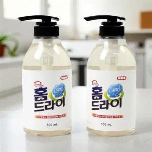 집에서 드라이 클리닝 홈드라이 셀프 세탁 손상 방지 전용 세제 1000ml 펌프형