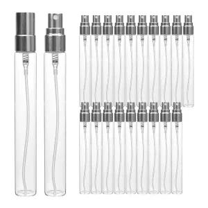 [에이치플러스몰]향수용기 실버 투명 스프레이 공병 15ml 20개 알루미