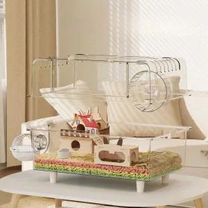 햄스터집 사육장 고슴도치 놀이터 케이지 하우스