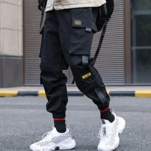 블랙조거팬츠 슬랙스 세미팬츠 밴딩 편한바지 (48zL5)