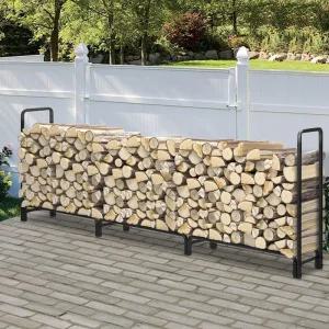 장작 거치대 보관 벽난로 땔감 나무 펜션 글램핑 캠핑장 보관랙 대용량 대형