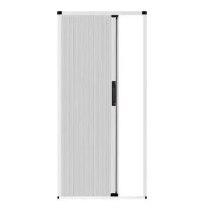 설치간편 중문 베란다 슬라이딩 셀프 도어 간이문 패브릭 화이트 프레임