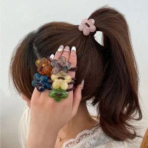 고품질 마블 몽글몽글 헤어끈 6개세트 헤어끈세트 (WFFH8OV)