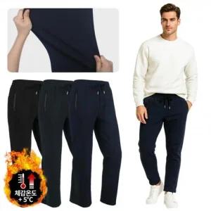 조거팬츠 스트레치 기모 일자바지 밴딩바지  (49C4J)