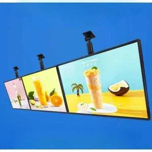 광고용 모니터 카페 식당 천장형 스크린 메뉴 광고판