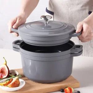 키친플라워 브리오 인덕션 멀티팟 4P 세트(팬+양수+전골+뚜껑) 22CM