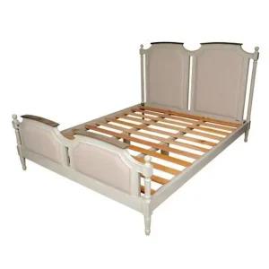 메종드다채로움 DCRO1014 린넨 엔틱 킹침대 프레임 방문설치