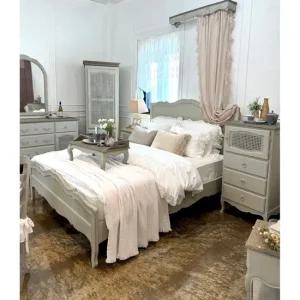 메종드다채로움 VDCRO 2576 V베르사유 곡선우드 엔틱 킹침대 프레임 방문설치