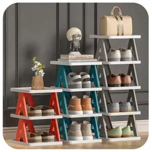 현관 신발장 슬림 틈새 다용도 5단 신발장 수납장 원룸 좁은 플라스틱 정리대 진열대 조립식 정리함