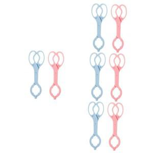 우유병을 안전하게 취급할 수 있는 토토리티 8pcs 슬립 보틀 클립 경량 소재 피더 집게, 간편한 피딩을 위한 미끄럼 방지 설계